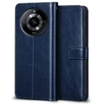 icall Shock Proof Flip Cover Back Case Cover for Realme Narzo 60 5G (Flexible | Leather Finish | Card Pockets Wallet & Stand