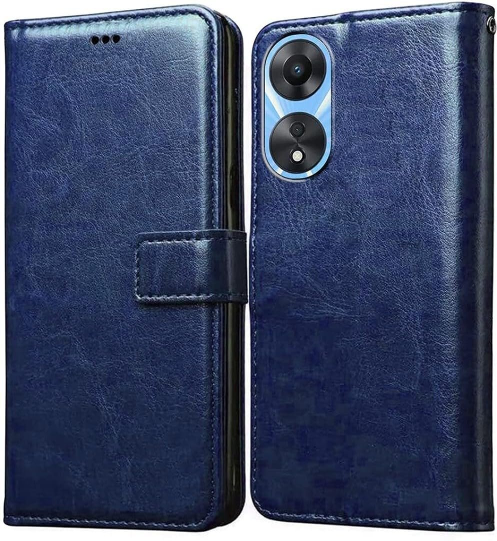 710VQ838S7L._SL1081_ icall Shock Proof Flip Cover Back Case Cover for Oppo A38 4G / Oppo A18 4G (Flexible | Leather Finish | Card Pockets Wallet & Stand - Image 1