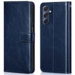 icall Shock Proof Flip Cover Back Case Cover for Samsung Galaxy A34 5G (Flexible | Leather Finish | Card Pockets Wallet & Stand