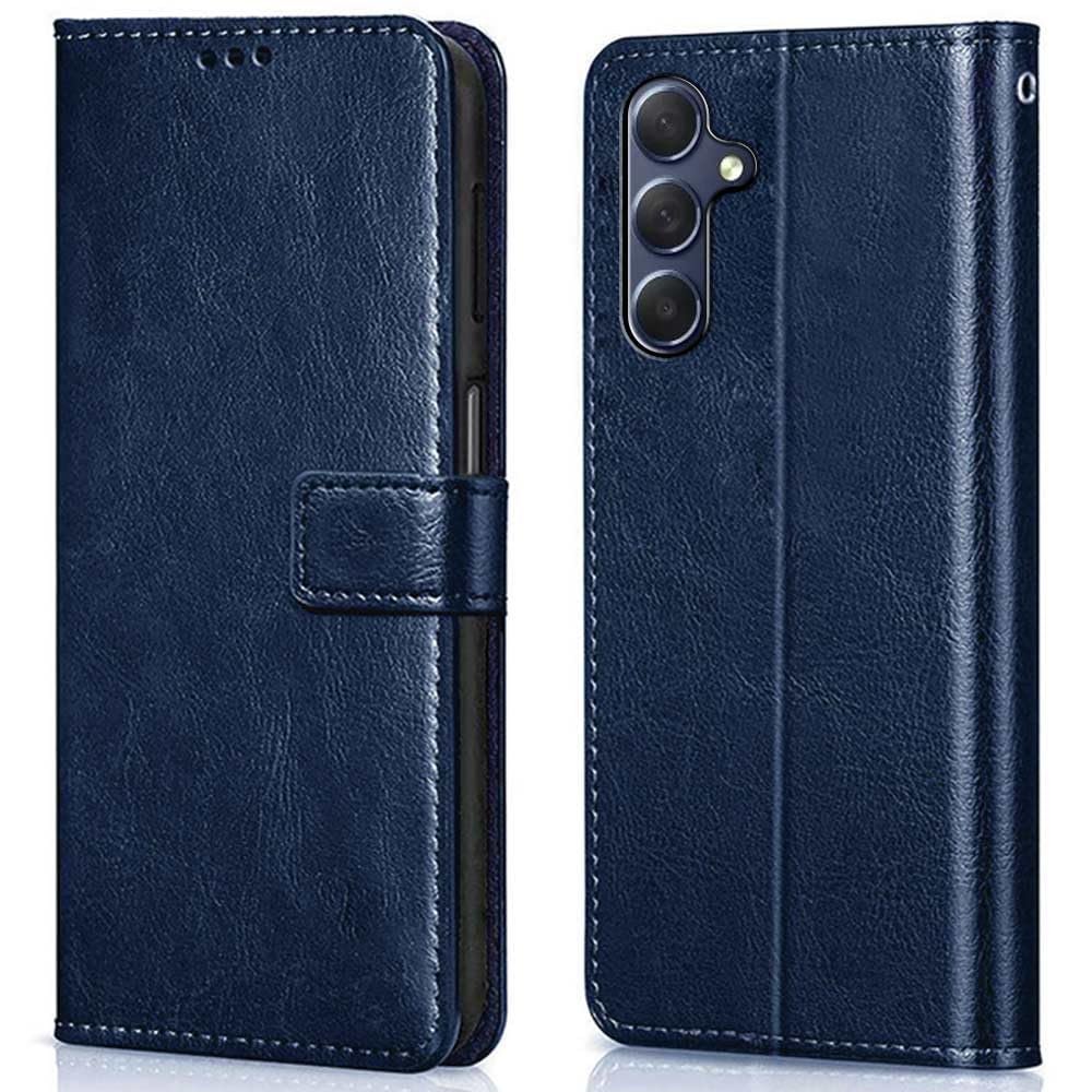 71Fcc2WmuqL._SL1000_ icall Shock Proof Flip Cover Back Case Cover for Samsung Galaxy A34 5G (Flexible | Leather Finish | Card Pockets Wallet & Stand - Image 1